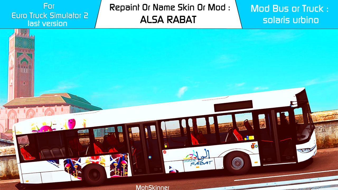 ETS2 [1.39] AGAMHWP - Skinsbuses - Alsa Rabat